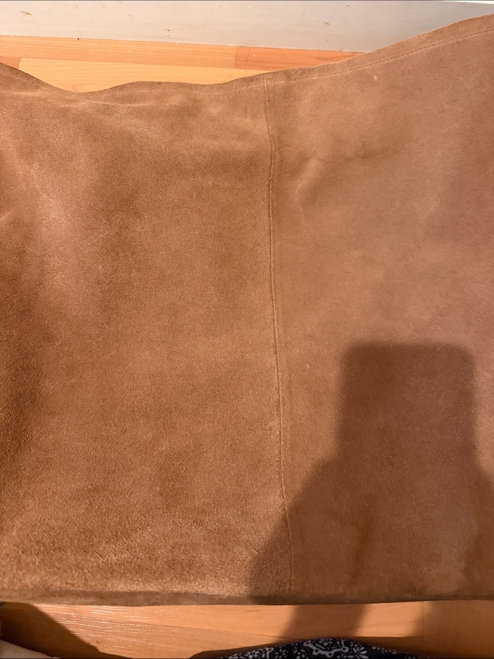 We The Free Suede Hobo Bag in Camel Brown - Picture 6 of 6